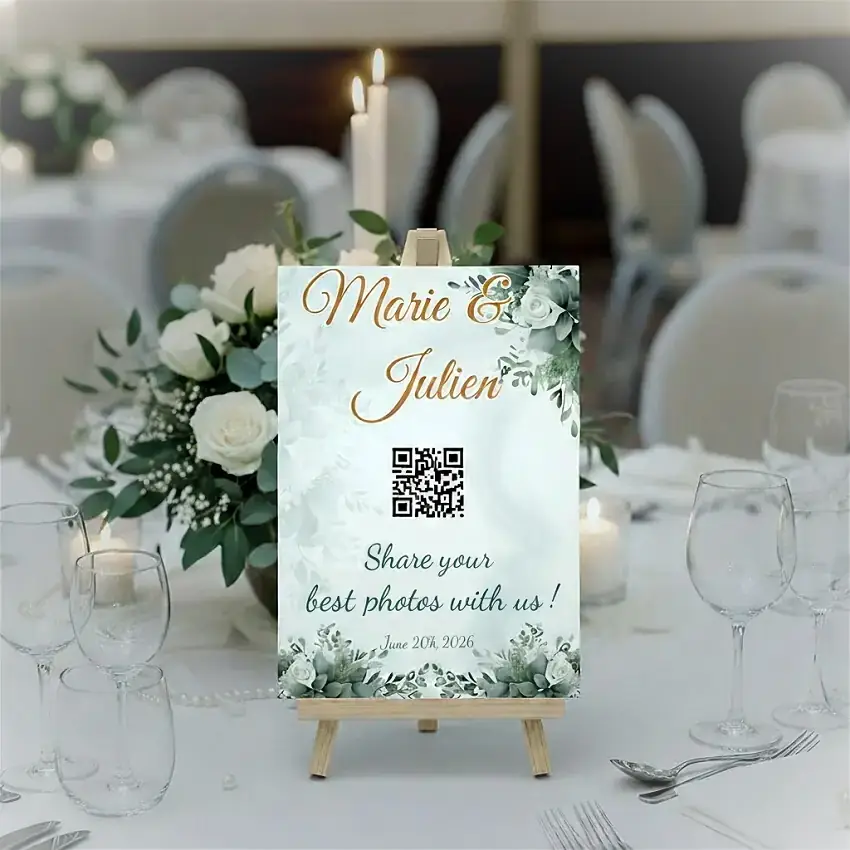 Exemple de QR Carte Mariage